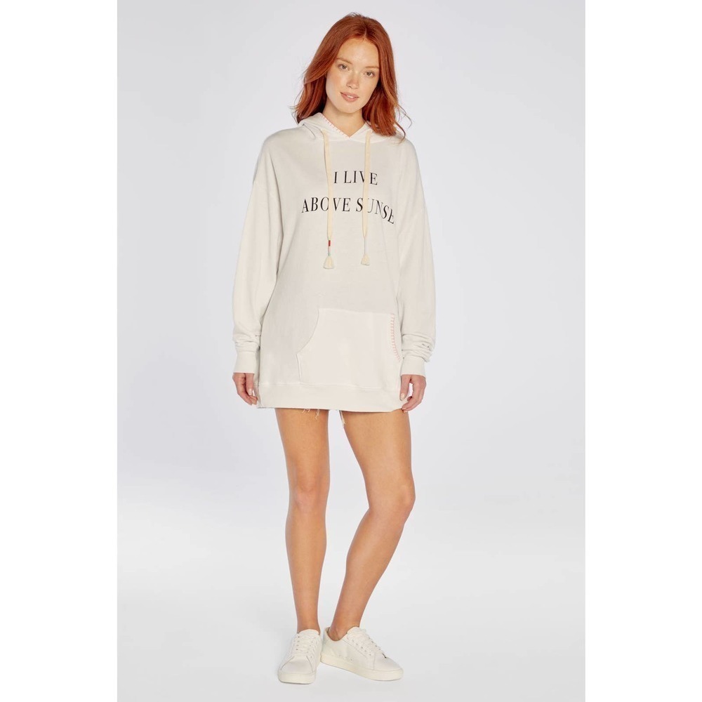 New Wildfox Vanilla & Black Live Above Sunset Boulevard Sunset Roadtrip Hoodie - Picture 9 of 11